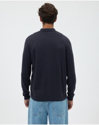 AERE - Silk Blend Textured Knit Shirt