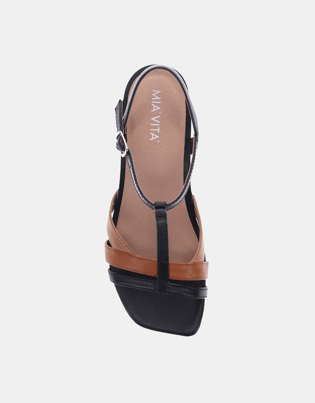 Mia Vita - Yass Heeled Sandal - Black Multi