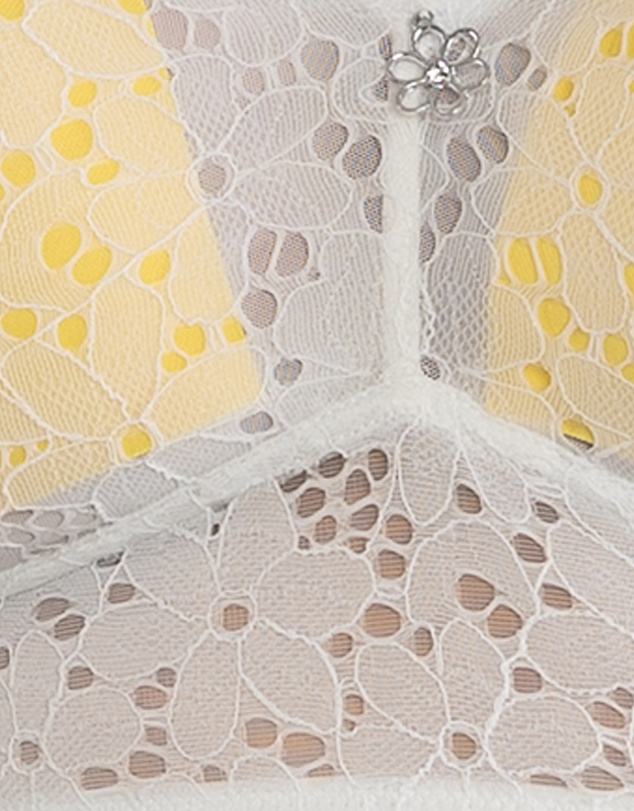 Parfait - Mia Daisy Wirefree Padded Longline Lace Bralette