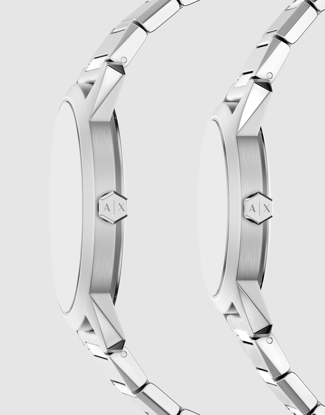Armani Exchange - Silver Tone Analogue Watch