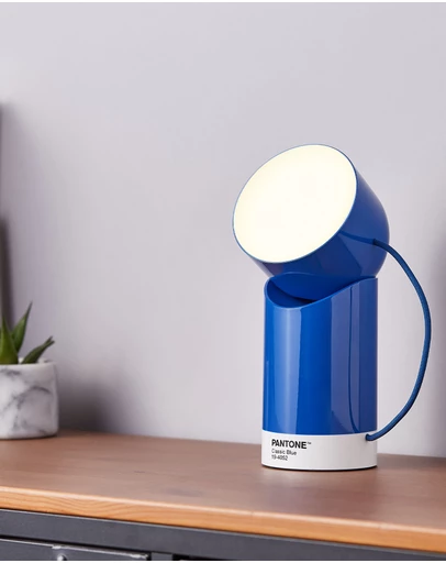 Lexon - Lexon Orbe Portable Led Lamp With Moving Head PANTONE - Classic Blue