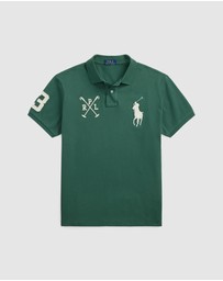 Polo Ralph Lauren - Custom Slim Fit Big Pony Mesh Polo Shirt