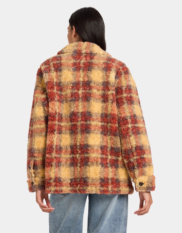 RVCA - Womens Nell Sherpa Fleece Jacket
