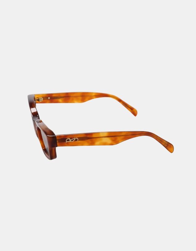 Soda Shades - Rozalia Russia x Soda Shades - Shade 003 Honey Tortoise Brown Lens