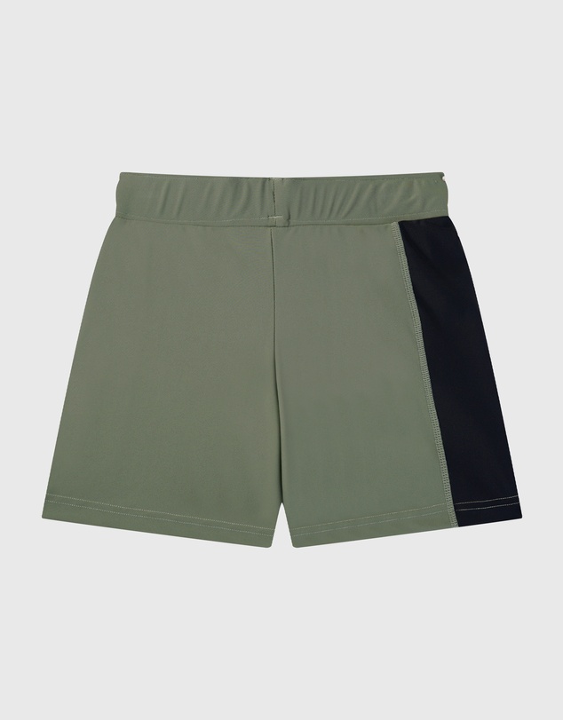 Aqua Blu Kids - Building Blocks Khaki Lycra Swim Shorts - Teens