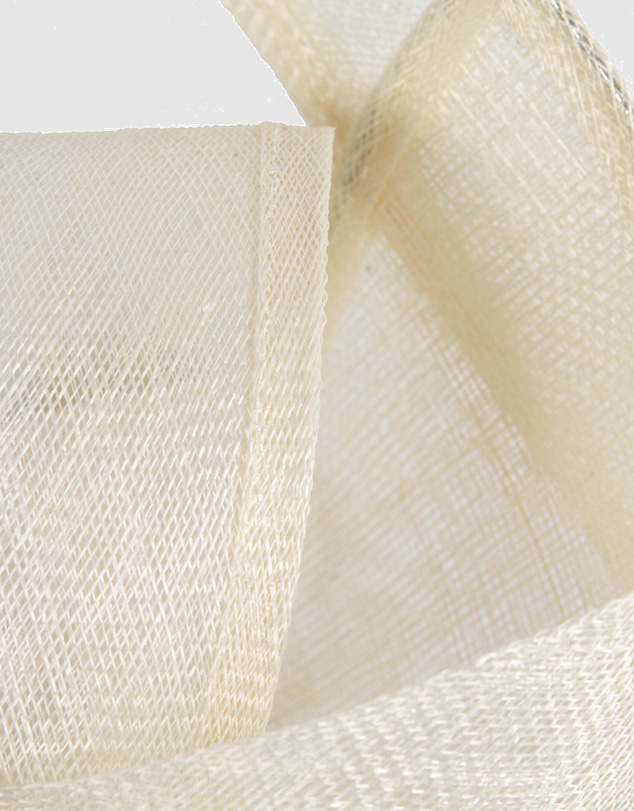 Max Alexander - Tall Cream Sinamay Fascinator Headband