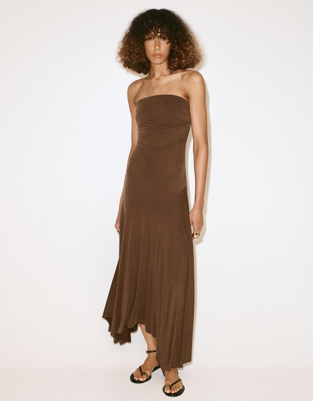 M.N.G - Asymmetric Hem Bandeau Dress