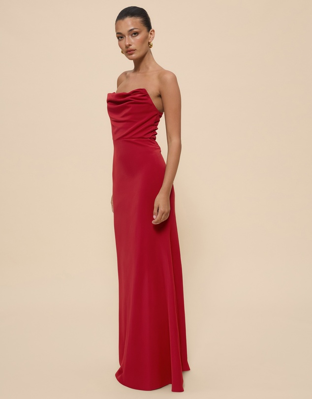 CHANCERY - Jada Strapless Corset Maxi Dress