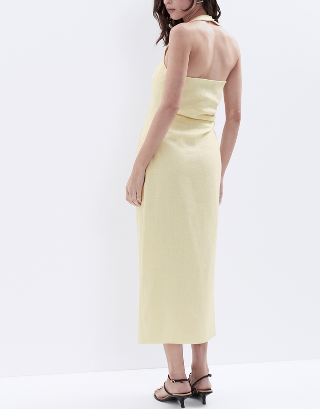 UNISON - Linen Halter Dress