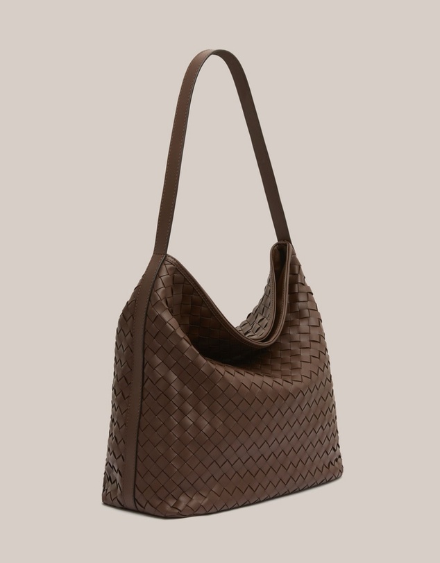 VESTIRSI - Bianca Woven Hobo Chocolate