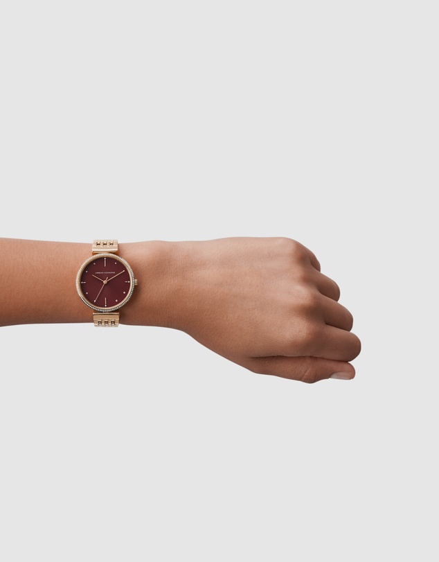 Armani Exchange - Rose Gold-Tone Analogue Watch