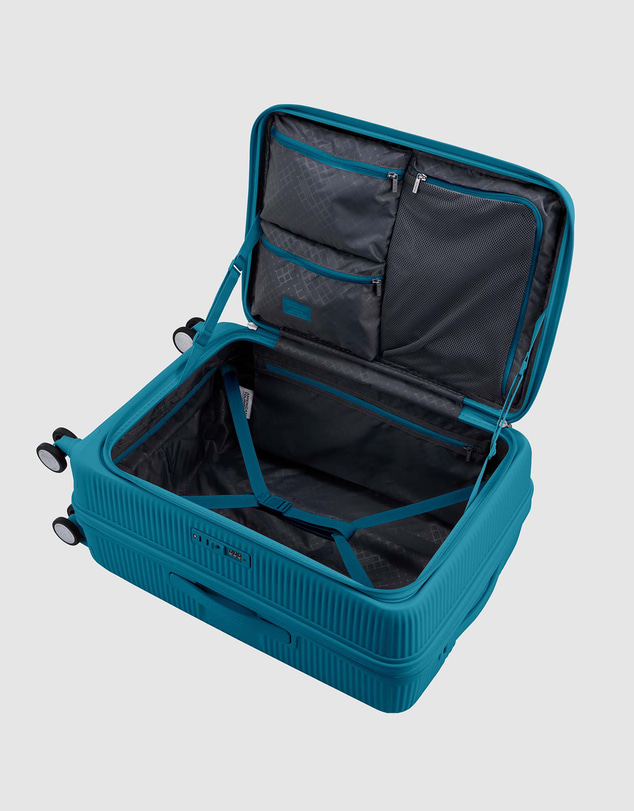 American Tourister - Curio Book Opening Check-In Medium 68cm Suitcase Expandable
