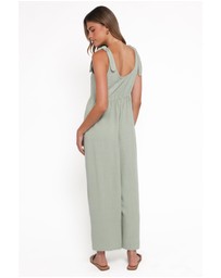 Petal & Pup - Ayla Linen Jumpsuit - Sage