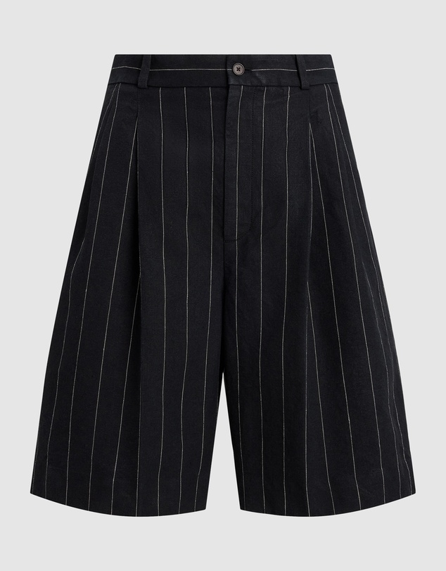 Polo Ralph Lauren - Long Pinstripe Hemp Shorts
