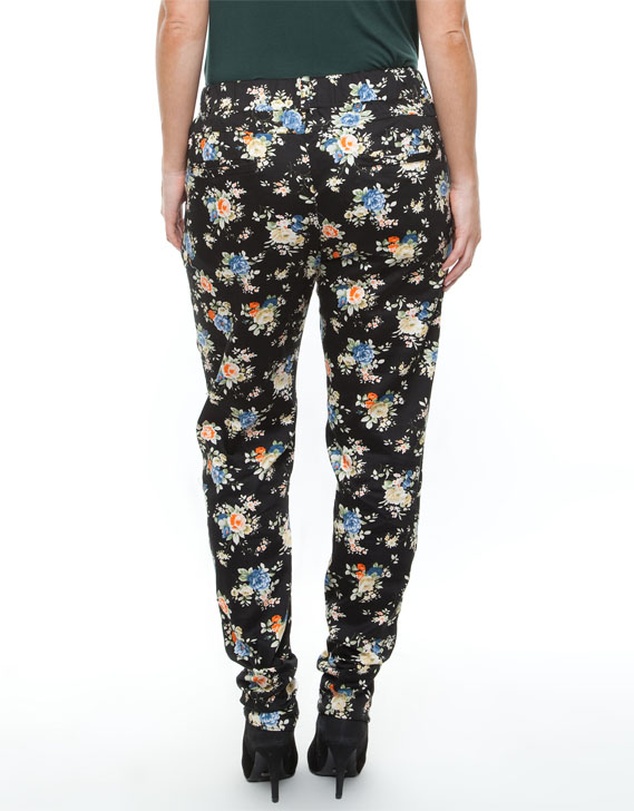 Wonderlust - Floral Cigarette Leg Pants
