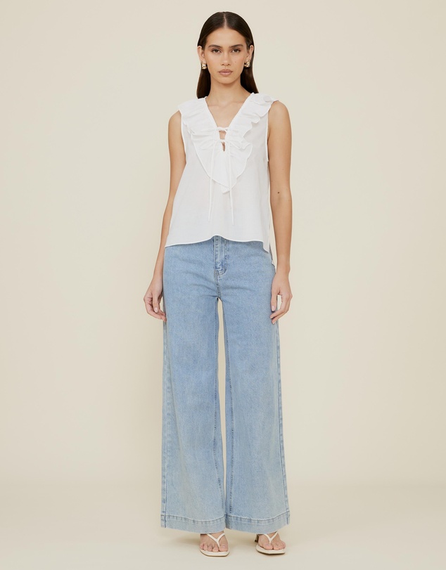 The Fated - Crop Wide Leg Jeans