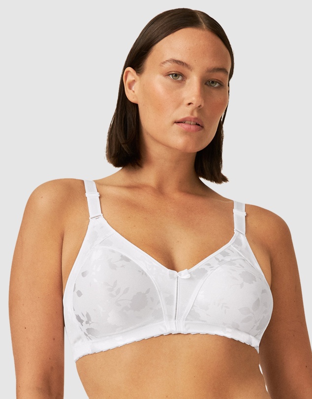 Naturana - Wide Strap Wireless Minimiser Bra