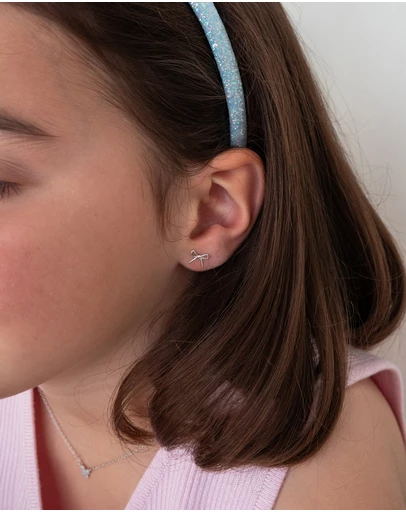 The Silver Collective - Children's Bow Earrings
