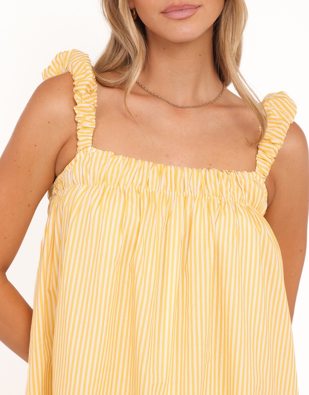 Petal & Pup - Helia Mini Dress - Mango Stripe