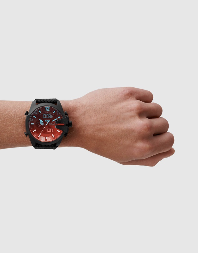 Diesel - Mega Chief Black Analogue-Digital Watch