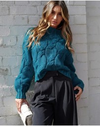 Esther & Co - Hadi Knit - Teal
