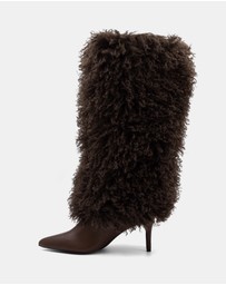 Therapy - Rival Furry Stiletto Boots