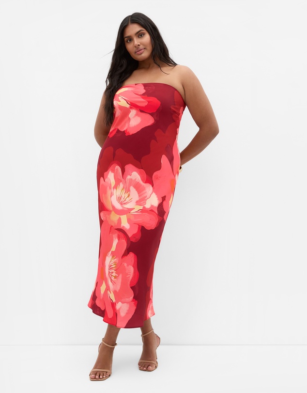 City Chic - Amari Lily Print Dress