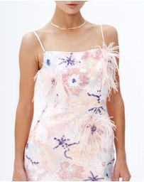 JUSTIN TONG - Jessica Beaded Mini Dress