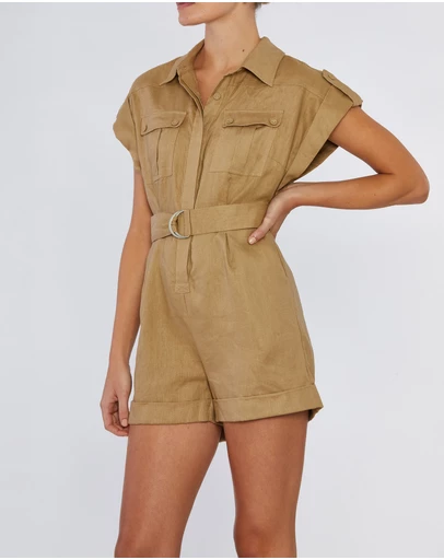 Amelius - Arizona Linen Playsuit