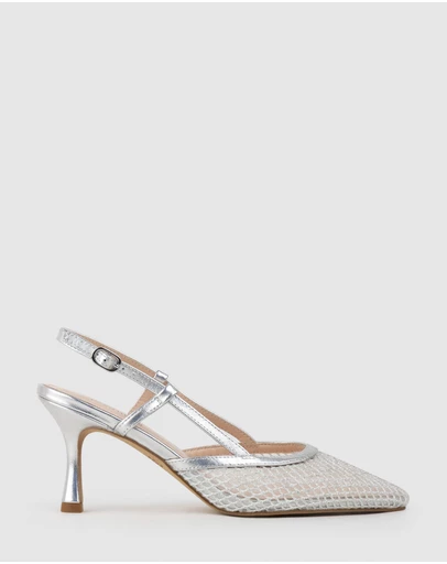 Edward Meller - DELILAH75 Mesh Slingback Pump