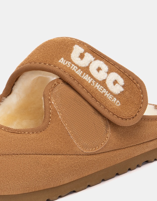 EVERAU - Australian Shepherd Ugg Velly Cow Suede Upper House Shoes