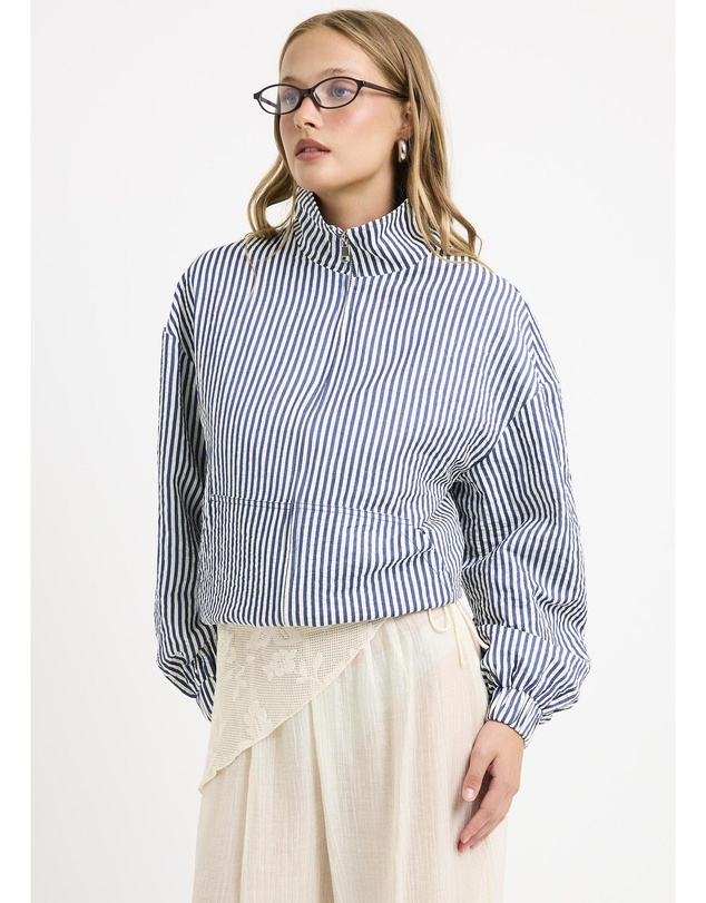 Subtitled - Adelaide Stripe Windbreaker