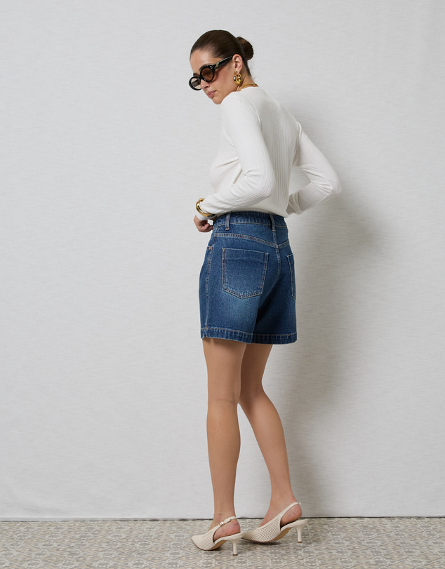 DRICOPER DENIM - Zola Long Denim Shorts