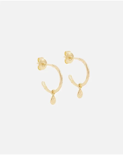 By Charlotte - Gold Grace Hoops