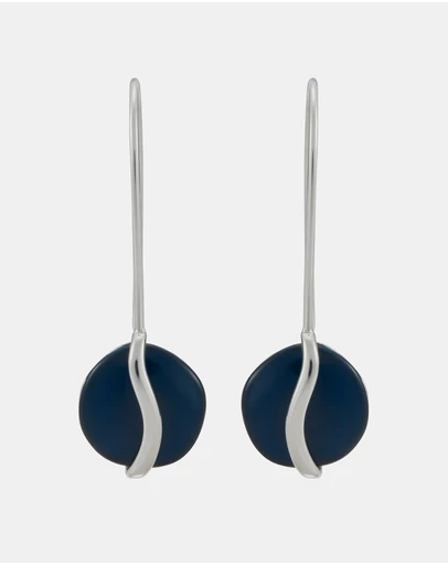 Skagen - Sofie Sea Glass Silver Tone Earring