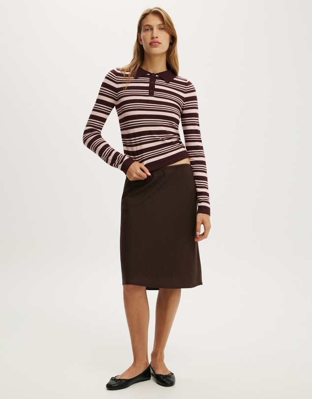 Cotton On - Sara Knit LS Polo