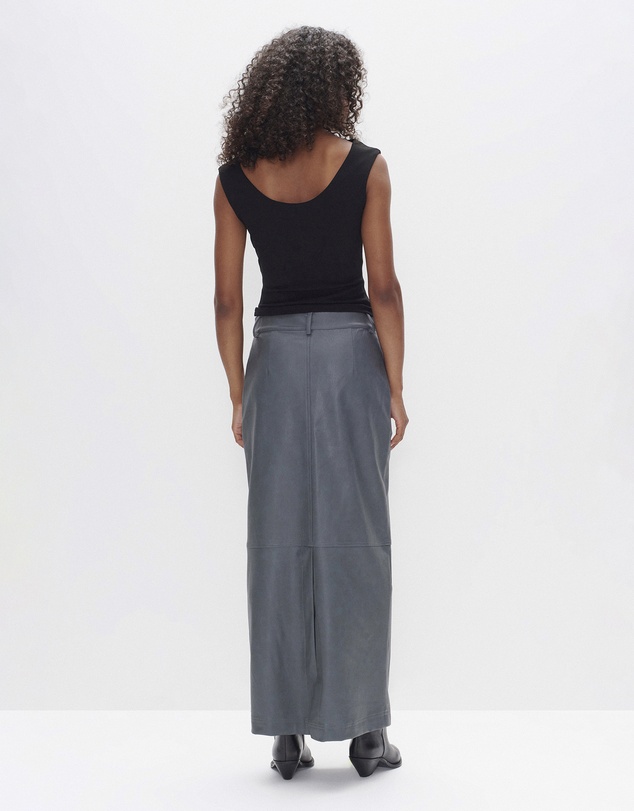 Ownley - Rex PU Maxi Skirt