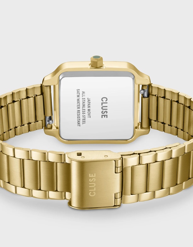 Cluse - Gracieuse Sage Green/Gold Link