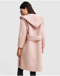 Belle & Bloom - Walk This Way Wool Blend Hooded Coat