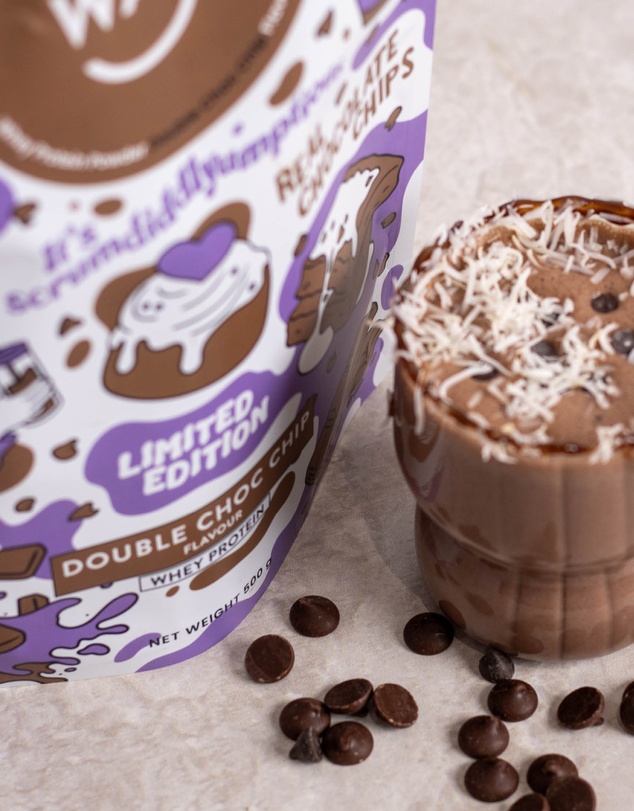 Happy Way - Double Choc Chip Whey Protein 500g