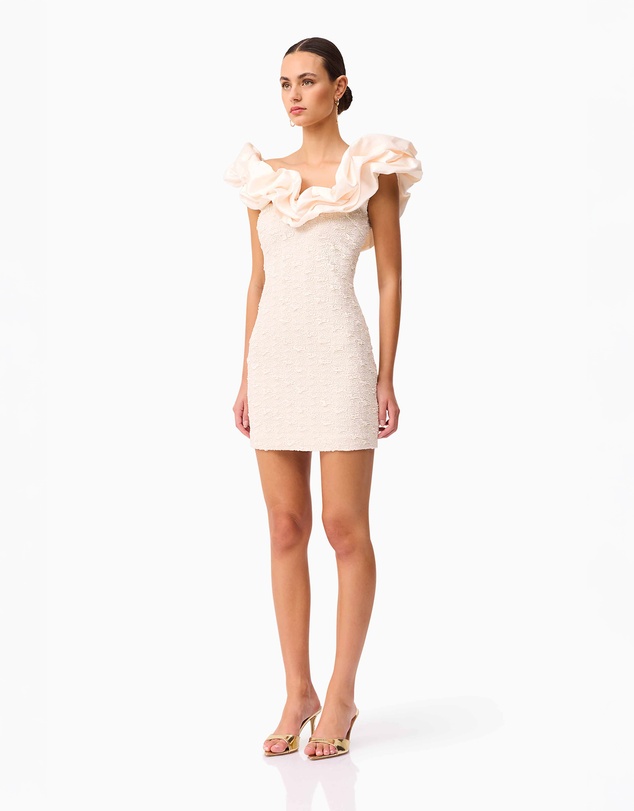 Elliatt - Paloma Mini Dress in Ivory