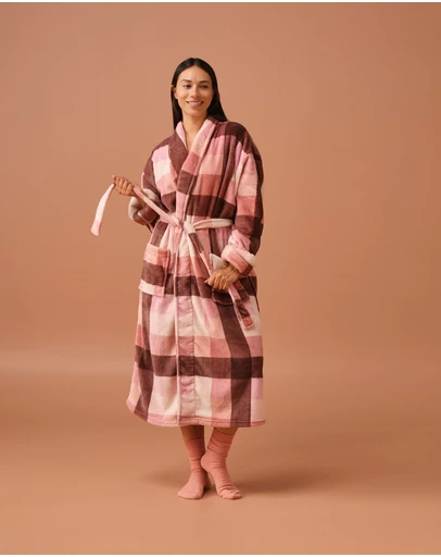 Linen House - Alec Plush Robe