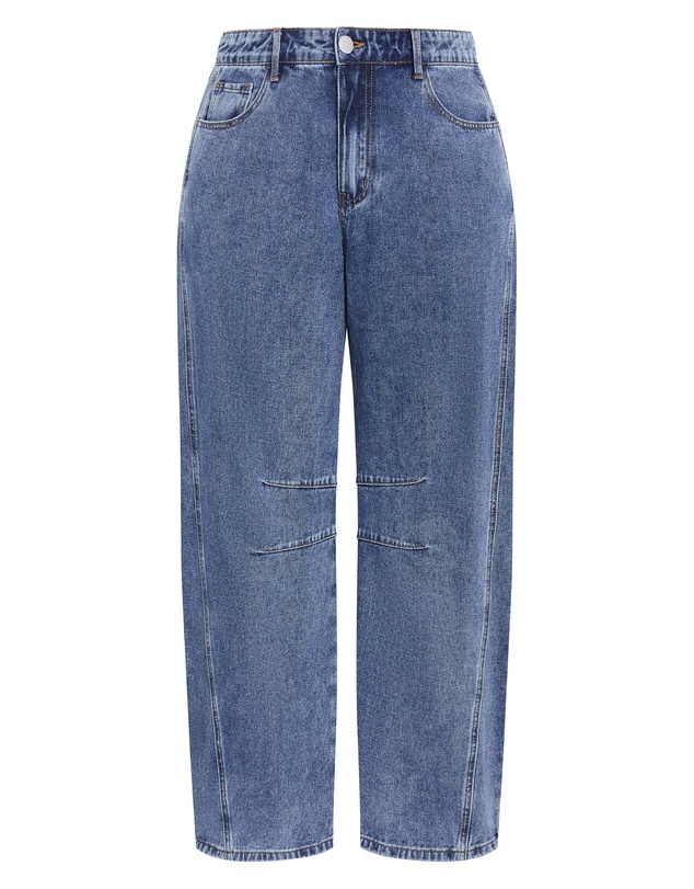 City Chic - Harley Fit Ella Barrel Leg Ankle Grazer Jean