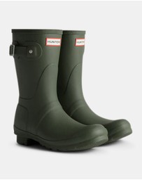 Hunter - Women's Original Short Boot Dark Olive
