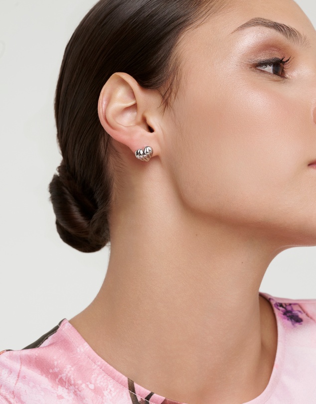 Ted Baker - ROSALIND: Ripple Heart Stud Earrings