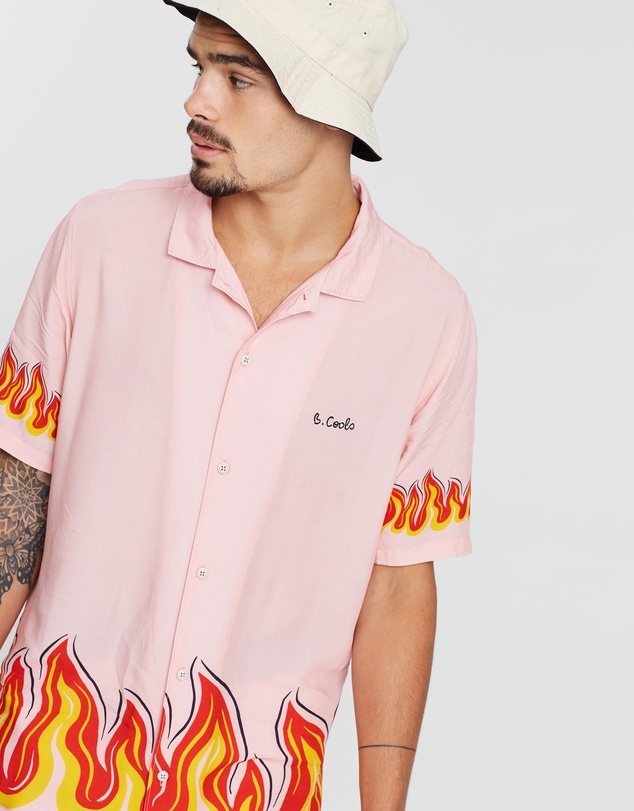 B.Cools - Holiday Camp-Collar Shirt