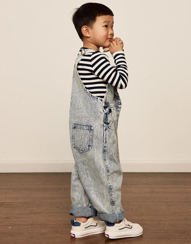 Goldie + Ace - AUSTIN VINTAGE WASHED DENIM OVERALLS