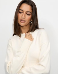 Dazie - Mira Cinched Waist Button Up Cardigan