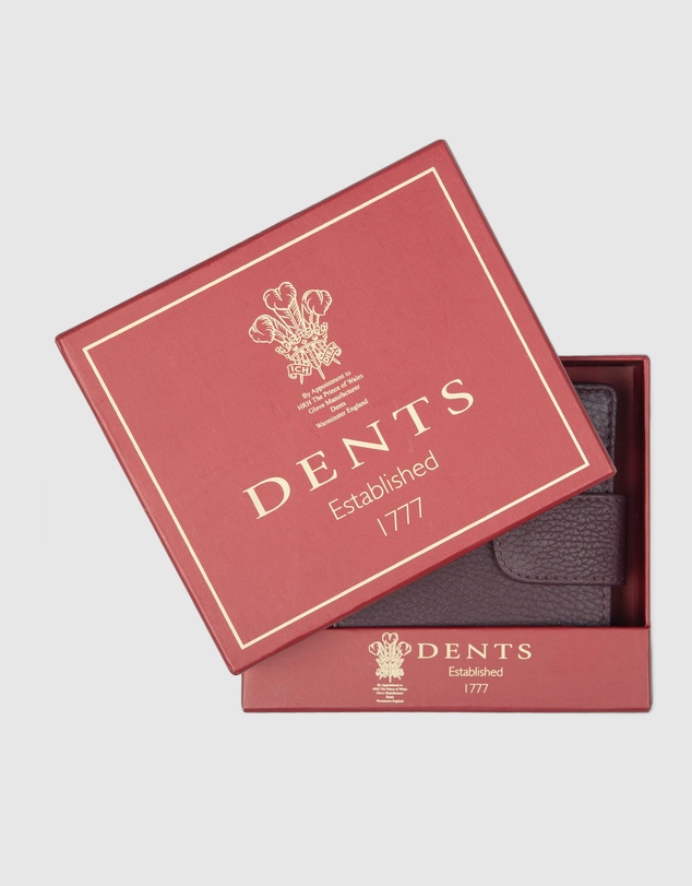 DENTS - Two-Tone Pebble Grain Leather Bifold Wallet with RFID Blocking