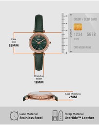 Fossil - Carlie Green Analogue Watch
